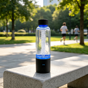 HIBON HB-H06 <span class=keywords><strong>Ioniseur</strong></span> d'eau riche en hydrogène portable / Générateur d'eau hydrogénée en bouteille Anti-âge - Product Image 1
