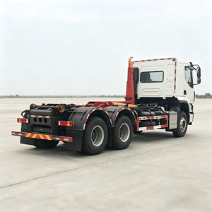 High Quality 6*4 Hook Arm Garbage Truck Dongfeng Liuzhou Chassis Hook lift Container Truck for Waste <b>Bin</b> Transfer - Product Image 6