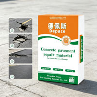Matériau de réparation pour pavés en béton, ciment à prise rapide, mortier de réparation routière pour la réparation des fissures, des nids-de-poule et des surfaces en béton déchiqueté