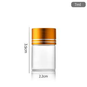 Bottiglie Tubolari in Vetro da 22mm di Diametro con Tappo a Corona - Barattoli Sigillati di Piccola Capacità per Desideri, Messaggi <span class=keywords><strong>e</strong></span> Dispensazione - Product Image 6