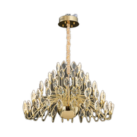 Lustre Moderne en Cristal 2025 K9, Luminaire de Plafond LED Rond, Pendentif d'Art pour Salon ou Chambre à Coucher, Petite Lampe Suspendue