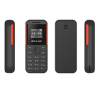 Teléfono Celular Inalámbrico BM222 con Pantalla OLED, Cambiador de Voz, Batería de 350mAh, Tamaño de Bolsillo, para Personas Mayores y Niños