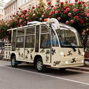 Véhicule touristique à énergie nouvelle utilisé pour les stations balnéaires/centre-ville/districts historiques Bus touristique électrique - Product Image 1