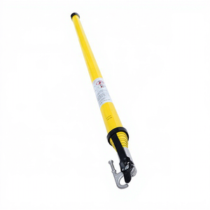 High Voltage Telescopic Fiberglass Electrical Operating <b>Rod</b> Triangle Hot Stick - Product Image 1