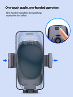 Support de téléphone de voiture à bras long rétractable et flexible pour pare-brise, avec ventouse pour tableau de bord, pour voiture