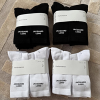 6 paires par carte, chaussettes de sport unisexes pour hommes, chaussettes de course personnalisées, chaussettes de sport de haute qualité, chaussettes de basket-ball d'élite, chaussettes épaisses en tissu éponge pour l'extérieur