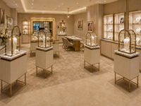 Meubles de présentation sur mesure pour bijouterie de luxe, éclairage LED, écologiques, haute qualité, solution complète pour magasin.