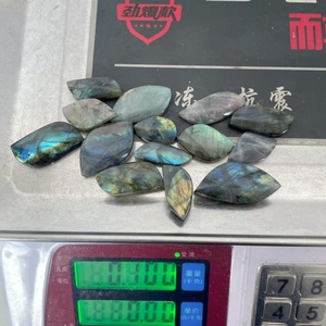 Pendentif en pierres précieuses naturelles en gros, <span class=keywords><strong>labradorite</strong></span> bleue et <span class=keywords><strong>jaune</strong></span>, tranches de cristal colorées à reflets, idéal pour la décoration et les cadeaux - Product Image 6