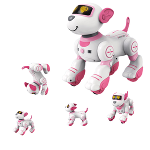 SUBOTECH BG1533 akıllı müzik uzaktan kumanda yavru Pet Robot köpek oyuncak çocuklar için ters müzik elektronik dublör plastik - Product Image 4