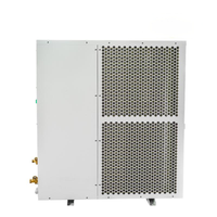 Boîtier de tension personnalisé Sanyo, unité de condensation de réfrigération à économie d'énergie, moteur à double ventilateur refroidi par air, condenseur pour viande et fruits de mer