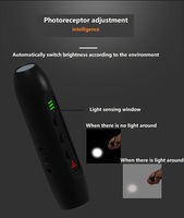 3-in-1 Schock-Vibrations-Antibell-Gerät Hundetraining Geräuschabwehr USB-Aufladbar LED Ultraschall-Piepser Hundeabwehrgerät
