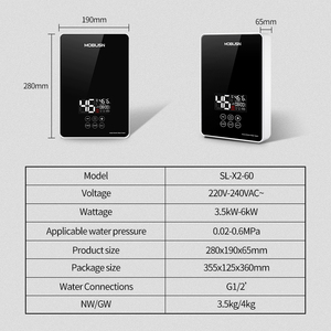 <span class=keywords><strong>Chauffe</strong></span>-<span class=keywords><strong>eau</strong></span> <span class=keywords><strong>électrique</strong></span> instantané sans réservoir pour la douche et la cuisine <span class=keywords><strong>Chauffe</strong></span>-<span class=keywords><strong>eau</strong></span> <span class=keywords><strong>électrique</strong></span> instantané pour la douche - Product Image 5