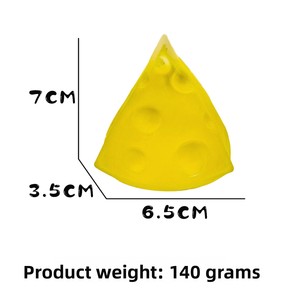 Juguete Blandito de Malta de Queso Mini al por Mayor, Juguete Sensorial de Compresión de Subida Lenta, Juguete Blandito Antiestrés para Niños - Product Image 4