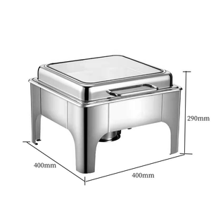 Premium Stainless Steel Chafing Dish Buffet Warmer Hotel-Grade <strong>Food</strong> <strong>Server</strong> for Catering Parties &amp; Events Reusable Buffet Stove - Product Image 2
