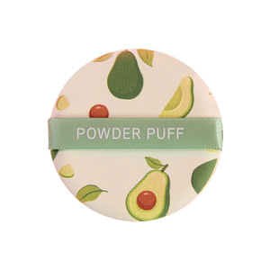 Éponge de maquillage hydrophile personnalisée, ronde, sans latex, double usage (humide et sèche), pour l'application du fond de teint sur le visage - Product Image 2
