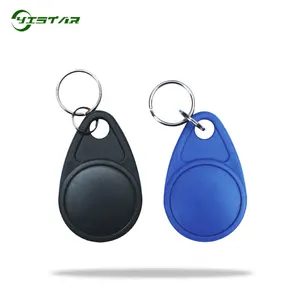 TK4100 Keyfobs Label RFID Kunci Lencana Kartu Token Manajemen Kehadiran Gantungan Kunci ABS Tahan Air 125 KHz ID Tag untuk Kontrol Akses