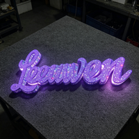 Maßgefertigte 3D Sternenhimmel LED Leuchtbuchstaben für Restaurant, Geschäft, Salon, Friseursalon, Hotel, Boutique, Outdoor, Wasserdicht