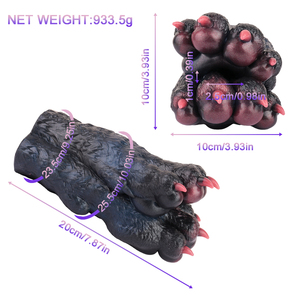 GEEBA Coupe de masturbation masculine Fantasy Stroker Wolf Claw Massage Prostate Massager Soft Silicone Pocket Pussy Adult Toys Wholesale - Product Image 5