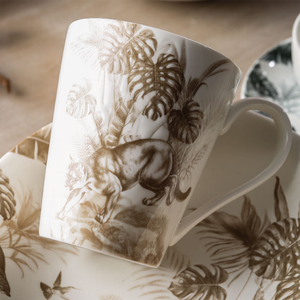 Juego <span class=keywords><strong>de</strong></span> Vajilla <span class=keywords><strong>de</strong></span> Porcelana <span class=keywords><strong>de</strong></span> Cerámica <span class=keywords><strong>de</strong></span> Alta Calidad con Diseño Personalizado <span class=keywords><strong>de</strong></span> Bosque Vintage Grabado al Estilo Americano para el Hogar - Product Image 5