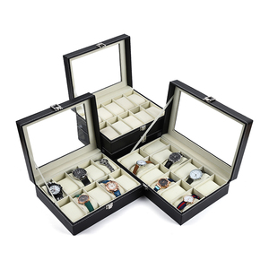 Quartz watch packaging display leather box sports watch storage box large capacity mechanical watch box
