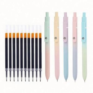 Nuevo Producto: Bolígrafo de Gel de Plástico de Presión Simple en Colores Morandi, de Alta Gama, para Oficina y Firma - Product Image 5