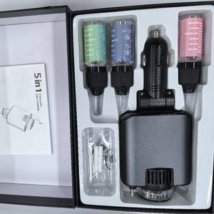Pengisi daya ponsel mobil mobil aroma 5 in 1 dengan proyeksi bintang parfum mobil aroma terpasang dapat ditarik pengisi daya Super Flash - Product Image 4