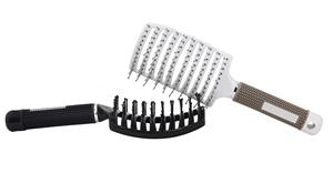 Wholesale Modern Anti-Static Detangle Waterproof High Temperature Resistance <b>Hair</b> <b>Brush</b> Nylon <b>Bristles</b> Plastic - Product Image 5