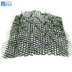 中国著名制造商道路3D侵蚀控制毯草土工玛特塑料网侵蚀控制垫