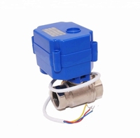 Vanne à bille électrique CWX-60P 6nm DN15 1/2'' DN20 3/4'' DC5V 12 Volt, vanne à commande électrique à 2 voies CWX-15N, mini-vanne à commande électrique