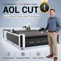 Plotter de Corte Plano Digital CNC AOL1625 con Cabezal Intercambiable