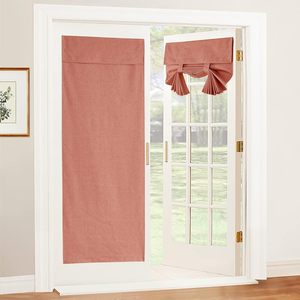 Rideaux occultants portables DaiRui isolants thermiquement pour portes et fenêtres, idéaux pour patio, <span class=keywords><strong>porte</strong></span> française, <span class=keywords><strong>porte</strong></span> <span class=keywords><strong>d</strong></span>'<span class=keywords><strong>entrée</strong></span>, ouverture latérale, avec système de fixation, vente en gros - Product Image 4