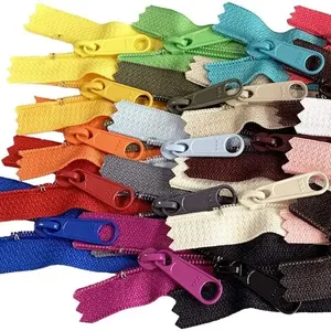 YKK #4.5 Coil Handbag Long Pull Zippers. Great For Bags, Totes, Handbags, & Purses.