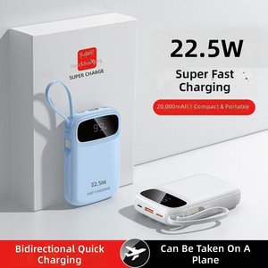 Batterie externe en plastique certifiée 3C norme nationale, mini, haute capacité 20000mAh, batterie au lithium polymère ternaire, charge rapide 22.5W - Product Image 3