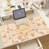 Tapis de souris carré pour jeux vidéo en caoutchouc naturel écologique imperméable à l'eau avec motif personnalisé, tissu haute densité, surface lisse, en stock