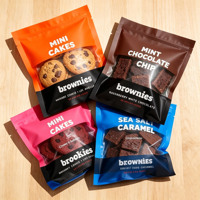 Bolsas de Embalaje Personalizadas con Diseño Impreso, de Plástico Laminado de Grado Alimenticio, Transparentes, Pequeñas, Termosellables, para Donuts, Galletas y Pasteles Individuales