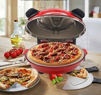 1600W 16 pouces maison comptoir Pizza pierre four Table Mini fours à Pizza ménage électrique Pizza Maker