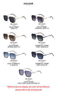 نظارات شمسية Partagas للبيع بالجملة ، نظارات شمسية للرجال بتصميم عصري ، بشعار مخصص ، نظارات شمسية مربعة الشكل من نوع UV400 - Product Image 5