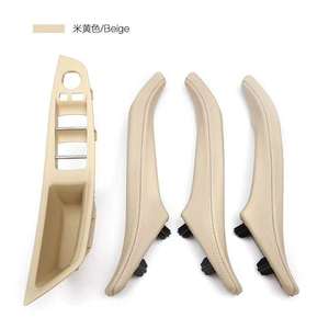 Bmw F10 F11 F18 <b>Door</b> Handle Covers Leather <b>Trim</b> Black Brown Reddish Brown Interior Car Accessory - Product Image 5