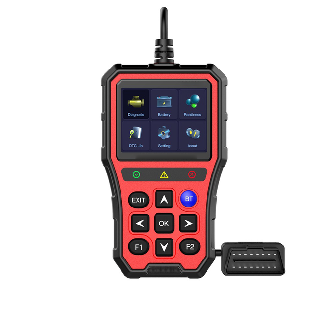 24V OBD2 Engine and Battery Analyzer Diagnostic Tool and Scanning Tool, One-year Warranty Suitable for Automobiles