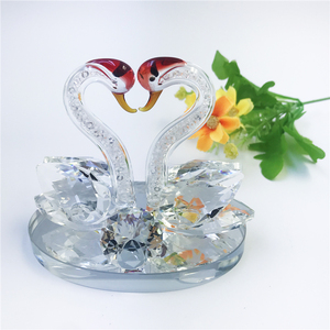 Pha Lê Lãng Mạn Đôi Búp Bê Thiên Nga Lưu Niệm Đám Cưới Quà Tặng Ngày Valentine Trang Trí Nội Thất Cơ Sở Nước Hoa Thiên Nga Pha Lê - Product Image 2