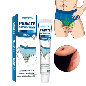 Crema Antibacteriana Orgánica con Extracto de Hierbas y Plantas, Fórmula Efectiva (50mL) para Aliviar las Molestias y Picazón en la Zona Íntima Masculina - Product Image 1