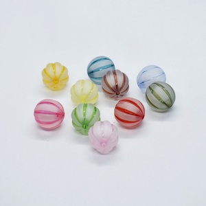 Accesorios de Joyería DIY, Cuentas Pintadas de Sandía Coloridas para Pulseras, Collares, Decoración de Ropa, Cuentas Sueltas al por Mayor - Product Image 4