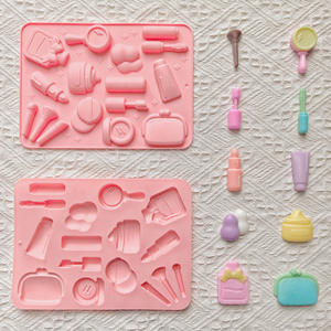 Moule en silicone <span class=keywords><strong>pour</strong></span> maquillage HY, moule à chocolat, moule à rouge à lèvres, moule à <span class=keywords><strong>parfum</strong></span>, moule à pinceau cosmétique <span class=keywords><strong>pour</strong></span> <span class=keywords><strong>fondant</strong></span>, bonbons, pâte à sucre, outils de décoration de gâteaux - Product Image 4