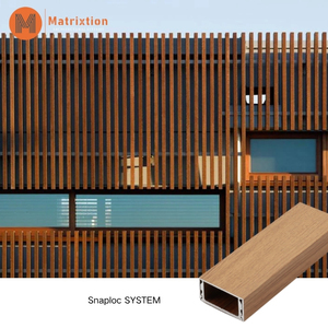 Gỗ nhìn nhôm Batten hệ thống cho bên ngoài ốp | matrixtion - Product Image 2