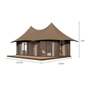 Casa Prefabricada Modular de Acero, Tienda de Campaña de Lujo con Baño, Hotel Ecológico Impermeable para 4 Estaciones, Campamento Familiar Z64, Nuestro Producto - Product Image 5