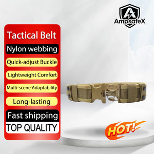 Ceintures tactiques robustes unisexes réglables |   Ceintures amincissantes super épaisses et respirantes en nylon 100% avec fermeture auto-agrippante pour - Product Image 1