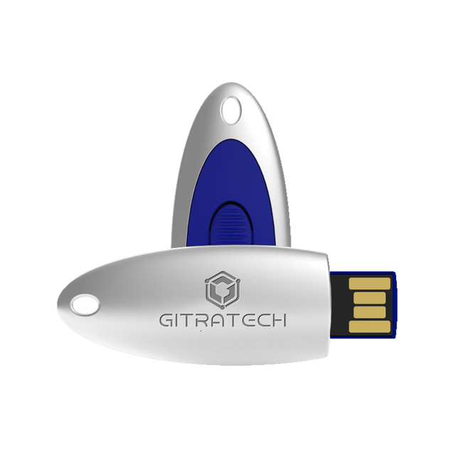 Gitra China Top Selling Promo Oval Shape 16GB 32GB 64GB 128GB Custom Logo Pendrive USB Gifts Metal ABS USB Flash Drives