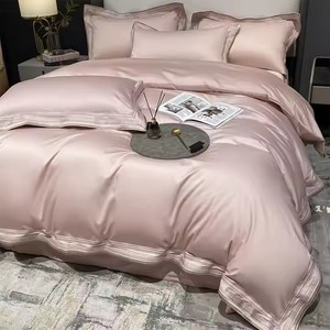 Mới Đến Hiện Đại <span class=keywords><strong>Tencel</strong></span> Bộ Đồ Giường Tấm Đặt 100% Bộ Đồ Giường Đặt Dệt - Product Image 1