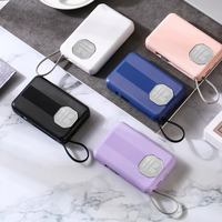 Batterie externe PD100W à charge super rapide 20000mAh avec câble intégré, écran LED, grande capacité, station d'alimentation portable pour ordinateur portable