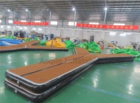 Plateforme flottante gonflable en forme de Y pour yacht, île de loisirs, ponton pour jet ski, stationnement de bateau avec tissu à double paroi certifié CE